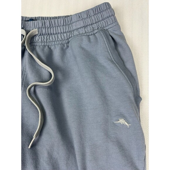 Tommy Bahama Mens Medium Jogger Sweatpants Blue Drawstring Lounge Pants - Picture 4 of 8